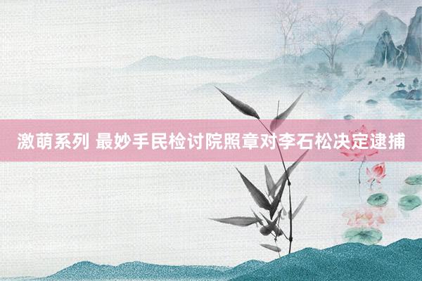 激萌系列 最妙手民检讨院照章对李石松决定逮捕
