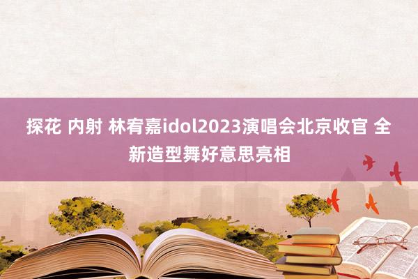 探花 内射 林宥嘉idol2023演唱会北京收官 全新造型舞好意思亮相