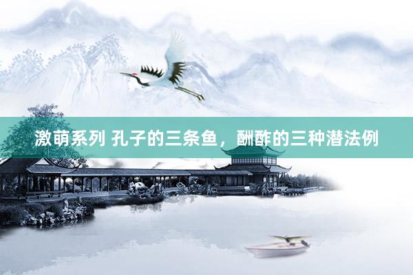 激萌系列 孔子的三条鱼，酬酢的三种潜法例