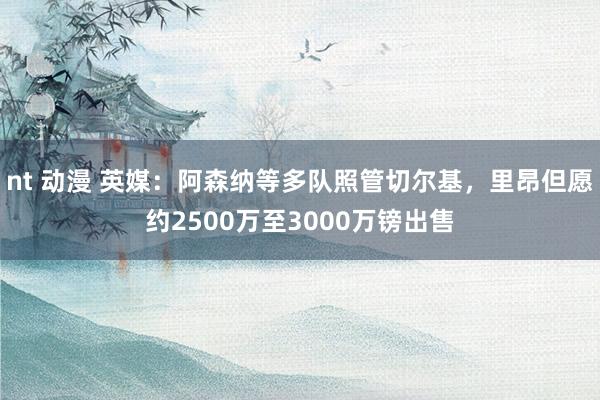nt 动漫 英媒：阿森纳等多队照管切尔基，里昂但愿约2500万至3000万镑出售