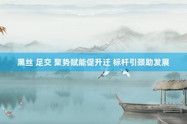 黑丝 足交 聚势赋能促升迁 标杆引颈助发展